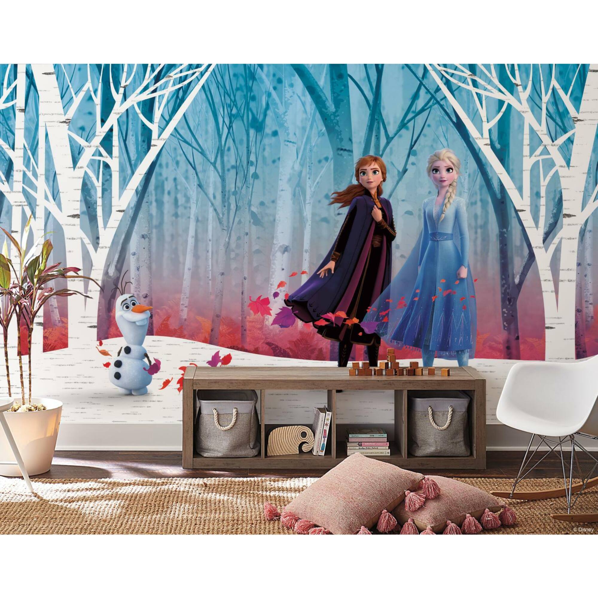 RoomMates Disney Frozen 2 Woodland Tree Peel & Stick Wallpaper Mural